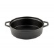 Plitki litoželezni lonec Hosse, Black Onyx, Ф26 | Litoželezni lonec |  |