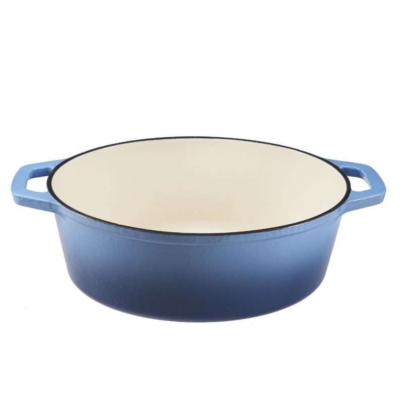 Emajliran litoželezni lonec, Moder, ovalna, 33x27см | Litoželezni lonec Emajliran litoželezni lonec, Moder, ovalna, 33x27см | Litoželezni lonec | |